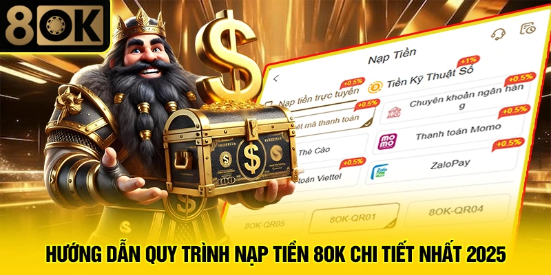 Nạp Tiền 8OK 1 Hướng dẫn quy trình nạp tiền 8OK chi tiết nhất 2025